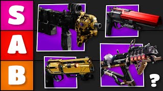 Every Legendary PRIMARY Weapon Ranked Into a Tier List PVE Destiny 2 [upl. by Eisak463]