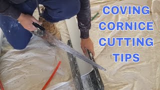 DIY Coving Cornice Cutting Tips for Beginners [upl. by Cassey]