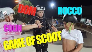 ROCCO PIAZZA V DOM Game of Scoot  DB Webisode 2 [upl. by Oiragelo173]