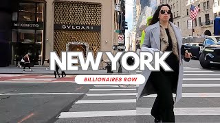 New York Citys Glamorous Billionaires Row 💰 A Silent Walking Experience 🤑 [upl. by Annoid]