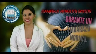 Embarazo Cambios Fisicos y Fisiologicos en la mujer Cambios Hematológicos o en la sangre [upl. by Pamella386]