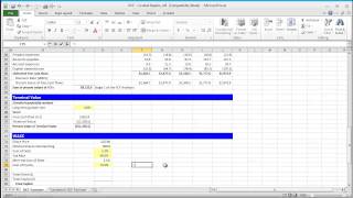 Financial Modeling Quick Lesson Building a Discounted Cash Flow DCF Model  Part 2 [upl. by Einamrej]