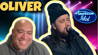 Oliver Steele “High And Dry” Reaction  American Idol 2023 [upl. by Meehyr924]