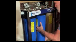 Express Water  ACB and KDF Filter Remove and Replace [upl. by Denis640]