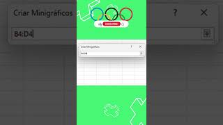 Aprenda a Criar Minigráficos no Excel  Comparando histórico de medalhas [upl. by Karalynn789]