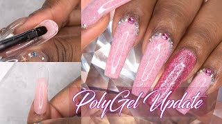 PolyGel Nails Tutorial  Fill In with Dual Forms  Makartt PolyGel Kit Update [upl. by Hiltner]