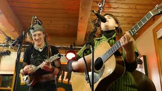 Palmyra and Jobi RiccioRun Wild Twain cover Billsville House Concert 20231101 [upl. by Annawit221]