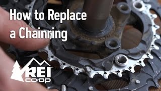 Bike Maintenance How to Replace a Chainring [upl. by Showker554]