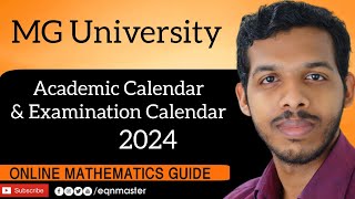 Academic Calendar and Examination calendar MG University 20242025 [upl. by Retsek947]