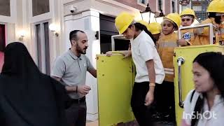 Kidzania Abudhabi Yas Mall  Firefighter job  Naveen Raj as a Firefighter [upl. by Balfour]