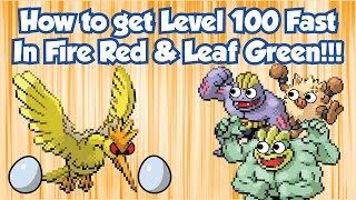 THE BEST EXP GRIND SPOT IN POKEMON FIRE RED amp LEAF GREEN  Unlimited Money [upl. by Comstock849]