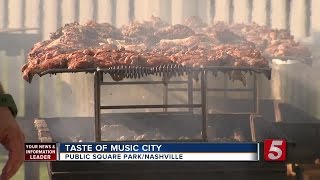 Taste Of Music City Held At Public Square Park [upl. by Kowtko]