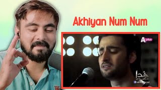 Indian Reaction On Akhiyan Num Num Hoiyan  Agha Ali [upl. by Aikan]