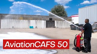 The AviationCAFS 50 Firefighting System  50 Litres of HighPower CAFS by HNE [upl. by Nagle988]