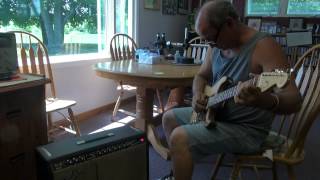 Vintage Fender Vibrolux blackface Tube guitar amp demo after repair by Dlab [upl. by Aiveneg]