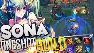 👑 SONA ONESHOT BUILD EL TIRADOR QUE TODO EL MUNDO ADORARA Loli me roba kills [upl. by Firooc]