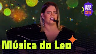 Marília Mendonça  quotMúsica do Leoquot  AO VIVO no Prêmio Multishow 2019 [upl. by Jaffe]