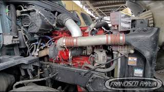 CUMMINS ISX15 ENGINE COMPRESSION LEAK INTERNAL CYLINDER HEAD ENGINE BLOCK DAMAGE [upl. by Fianna]