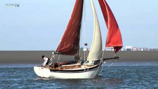 My Classic Boat Maurice Griffiths 26ft Gaff cutter [upl. by Nonohcle784]