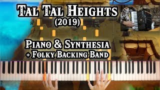 Zelda Links Awakening  Tal Tal Heights Piano  Synthesia How to play Piano Tutorial [upl. by Tobey]