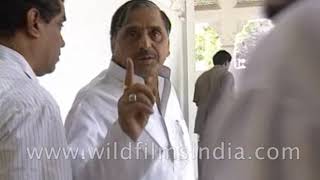 Mulayam Singh Yadav at home Indian politician government official who founded Samajwadi Party [upl. by Anielram]