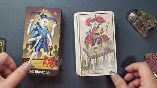 Trionfi della Luna Illustrated Pips Side by Side with the Deviant Moon Tarot  Full Flip Through [upl. by Renraw]