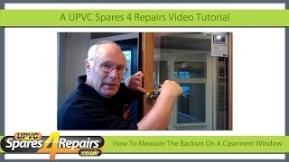 Measuring The Backset Of A Upvc Window Lock [upl. by Nayd468]