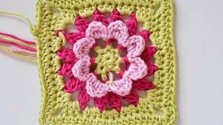 Adventskalender  12 Dezember  Granny Square quotZenGardenquot [upl. by Valentijn]