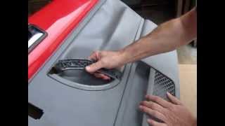 Removing a New Beetle inside door handle [upl. by Yrrah]