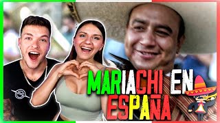 🇲🇽 REACCIÓN a FLASHMOB de MARIACHI MEXICANO en ESPAÑA 🇪🇸 increíble ft CygnusyRomantic [upl. by Bravin]