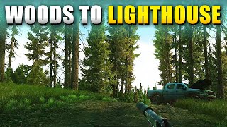 Woods to Lighthouse Transit Location in Escape From Tarkov [upl. by Eedolem259]