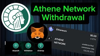 Athene Network Withdrawal Procedure  Stepbystep Guide to Withdraw Athene Token to Metamask [upl. by John716]