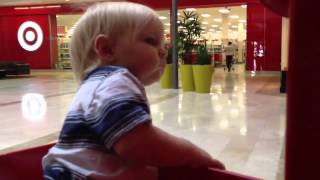 Baby Shane Riding the Train at the mall [upl. by Curren]