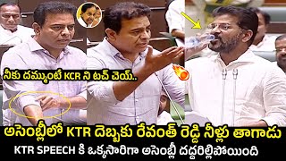 ఒక్కసారిగా అసెంబ్లీ దద్దరిల్లిపోయింది  War of Words Between KTR and CM Revanth Reddy In Assembly [upl. by Nivac560]