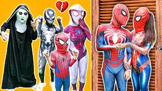 What If Many SPIDERMAN amp JOKER in 1 HOUSE Stepmother protects KID SPIDER MAN from bad guys  MORE [upl. by Nivert587]