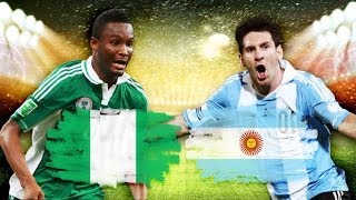 NIGERIA vs ARGENTINA » 2014 FIFA World Cup Brazil » FIFA 14 Prognose HD [upl. by Rezzani]