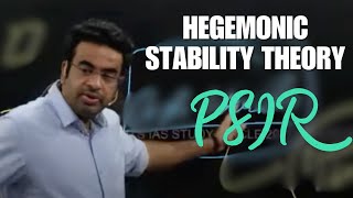 Hegemonic stability theory  PSIR Optional  Mr Rahul Puri [upl. by Mouldon452]