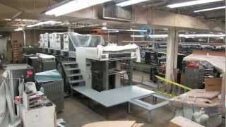 Komori 540 Super Perfector Installation [upl. by Ynnavoeg938]