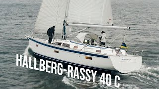 HallbergRassy 40 C  TEST SAILING and GUIDED WALKTHROUGH [upl. by Ennairoc]