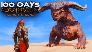 I Spent 100 Days in Conan Exiles [upl. by Kieffer]