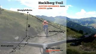 quotSignature Trailsquot  HacklbergTrail in Saalbach Hinterglemm  MTB Trails [upl. by Lig336]