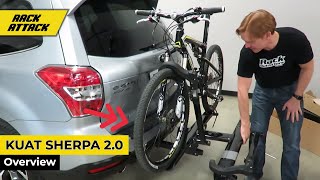 Kuat Sherpa 20 Platform Hitch Mount Bike Rack Assembly Install and Overview [upl. by Noraj148]