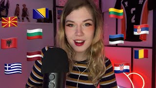 ASMR in 11 EASTERN EUROPEAN Languages  from an Eastern European [upl. by Siloa]