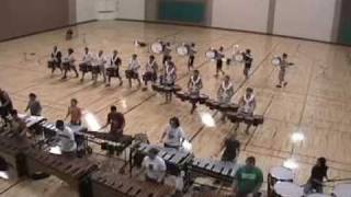 UNT Indoor Drumline Fall 2005 wwwgeologysmuedudpawwwsound [upl. by Intyrb]