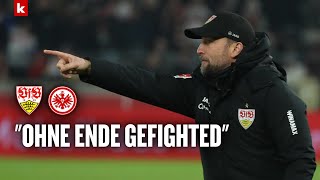 Hoeneß quotFür ein Topspiel nicht die Effizienz gezeigt die du brauchstquot  Stuttgart  Frankfurt 23 [upl. by Bruckner293]