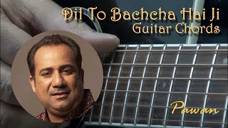 Hindi Song Guitar Lesson  Dil To Bachcha Hai  Chords  Strumming  Pawan [upl. by Inuat644]