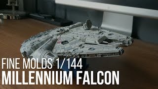 Fine Molds Millennium Falcon 1144 Model Kit [upl. by Cordelia]