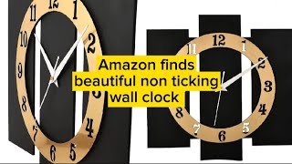 Best non ticking wall clock for living room on Amazon amazon beautiful [upl. by Marra]