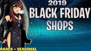 AQW Black Friday 2019 Shops Rare Rarity  Seasonal [upl. by Vey]