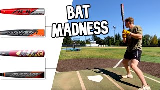 Composite Super Regional  BBCOR BAT MADNESS  Easton ADV vs Maxum 360  Meta Pwr vs Maxum Ultra [upl. by Jacquet45]